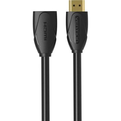 Vention HDMI Verlängerung 1,5M - HDMI Kabel Schwarz Vention HDMI Verlängerung 1,5M - HDMI Kabel Schwarz