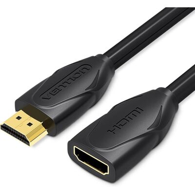 Vention VAA-B06-B100 HDMI-Kabel - 1m - Schwarz - HDMI Typ A Vention VAA-B06-B100 HDMI-Kabel - 1m - Schwarz - HDMI Typ A