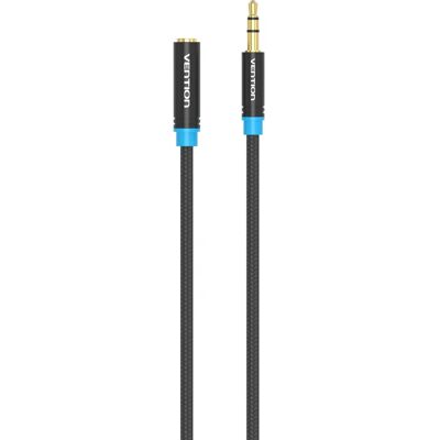 Cable de audio estéreo Vention VAB-B06-B050-M - 0,5 m - Negro Cable de audio estéreo Vention VAB-B06-B050-M - 0,5 m - Negro