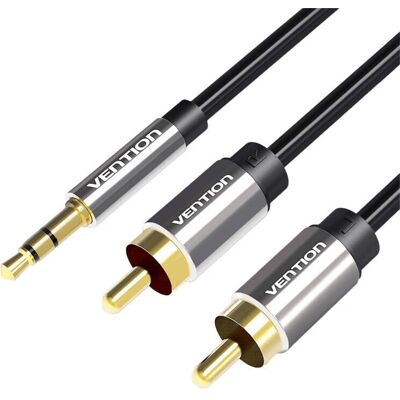 Vention 5m Stereo-Audiokabel - 2xRCA auf 3,5mm Vention 5m Stereo-Audiokabel - 2xRCA auf 3,5mm