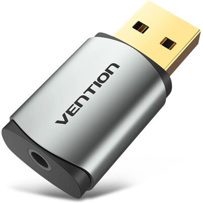 Vention CDNH0 Externe Soundkarte - 2.1 - Grau Vention CDNH0 Externe Soundkarte - 2.1 - Grau