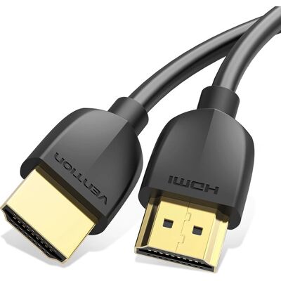 Vention AAIBD HDMI Kaapeli - 4K 60Hz - Musta - 50cm - HDMI Mies Vention AAIBD HDMI Kaapeli - 4K 60Hz - Musta - 50cm - HDMI Mies