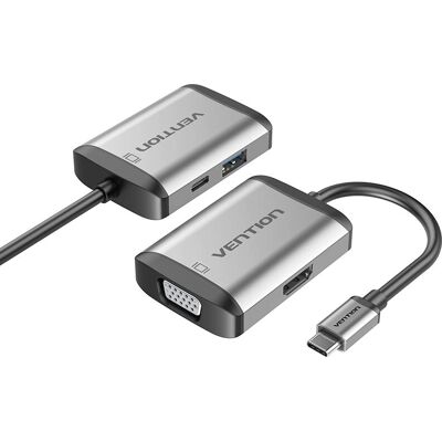 Vention TFAHB - Adaptador e Conversor USB - Cinza Vention TFAHB - Adaptador e Conversor USB - Cinza
