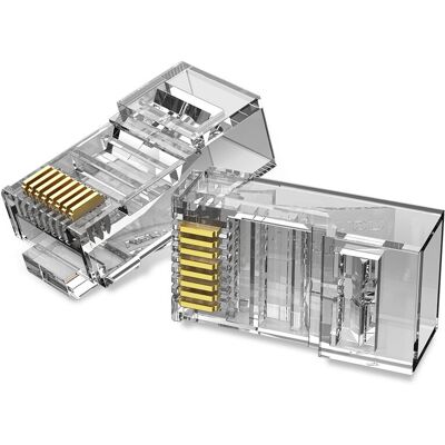 Vention IDDR0-100 Draadconnector - RJ45 - 100 stuks Vention IDDR0-100 Draadconnector - RJ45 - 100 stuks