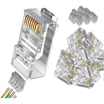 Vention Modularer Stecker Cat. 6 UTP RJ45 - 50 Stück Vention Modularer Stecker Cat. 6 UTP RJ45 - 50 Stück