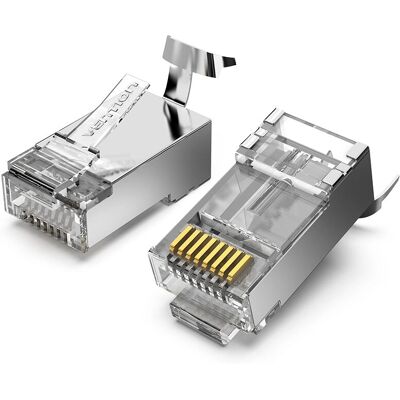 Vention IDER0-10 Drahtverbinder - Silber - RJ-45 - Produkttyp Vention IDER0-10 Drahtverbinder - Silber - RJ-45 - Produkttyp