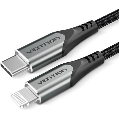 Vention TACHH Szürke USB C Lightning Kábel 2m Vention TACHH Szürke USB C Lightning Kábel 2m