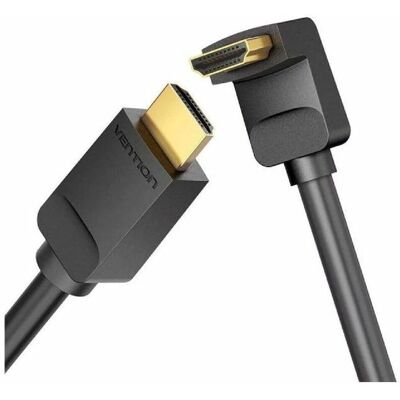 Kabel HDMI 2.0 4K Vention - 1,5m, Kąt 90°, Czarny Kabel HDMI 2.0 4K Vention - 1,5m, Kąt 90°, Czarny