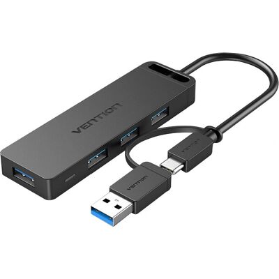 Vention USB 3.2 Hub mit 5 Anschlüssen - Schwarz Vention USB 3.2 Hub mit 5 Anschlüssen - Schwarz