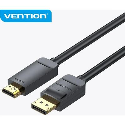 Vention 4K DisplayPort naar HDMI Kabel - 2m - Video & Audio Vention 4K DisplayPort naar HDMI Kabel - 2m - Video & Audio