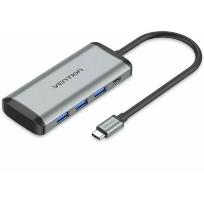 Vention TGRHB USB Hub - 3x USB, Kártyaolvasó, USB-C Power Delivery Vention TGRHB USB Hub - 3x USB, Kártyaolvasó, USB-C Power Delivery