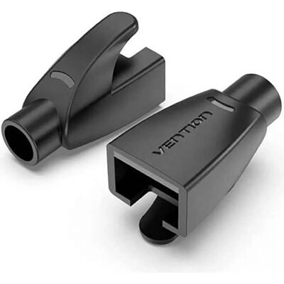 Cobertura de cabo RJ45 preta Vention IODB0-50 - Protege conectores Cobertura de cabo RJ45 preta Vention IODB0-50 - Protege conectores