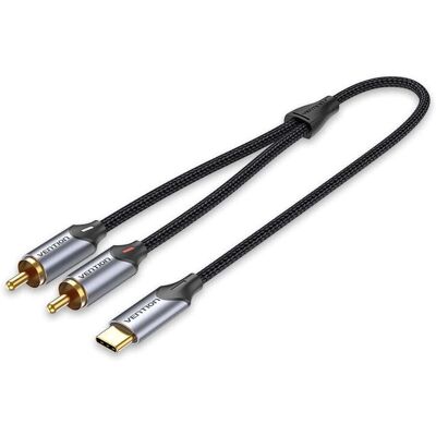 Vention - BGUHF - Schwarz - 1 m - Audiokabel Vention - BGUHF - Schwarz - 1 m - Audiokabel