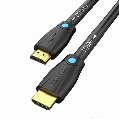 Câble HDMI Vention 5m - 4K, Plaqué Or, Résistant - Publicité Câble HDMI Vention 5m - 4K, Plaqué Or, Résistant - Publicité