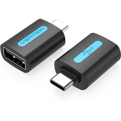 Vention USB Typ-C zu USB A Adapter - Schwarz Vention USB Typ-C zu USB A Adapter - Schwarz