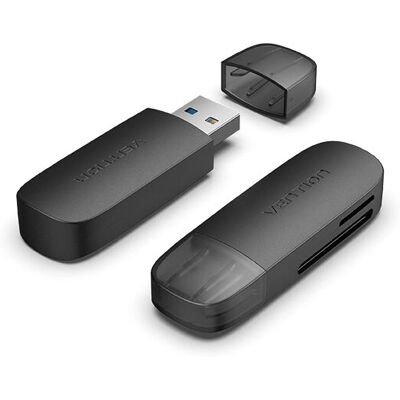 Vention CLGB0 Kartenleser - USB 3.2 Gen 1 - Schwarz Vention CLGB0 Kartenleser - USB 3.2 Gen 1 - Schwarz