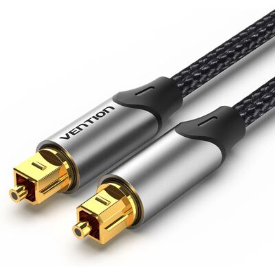 Cabo de áudio óptico Vention BAVHF - 1m - TOSLINK - Preto Cabo de áudio óptico Vention BAVHF - 1m - TOSLINK - Preto