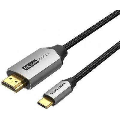 Kabel USB-C na HDMI Vention 2m - 4K 60Hz - Czarny Kabel USB-C na HDMI Vention 2m - 4K 60Hz - Czarny