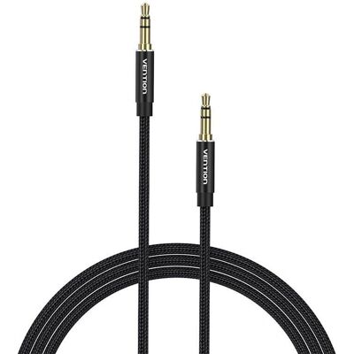 Câble audio stéréo Vention BAWBF - Jack 3.5mm - 1M - Noir - Publicité Câble audio stéréo Vention BAWBF - Jack 3.5mm - 1M - Noir - Publicité