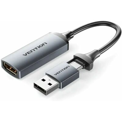 Vention USB-C a HDMI Adapter - 10cm - Fekete Vention USB-C a HDMI Adapter - 10cm - Fekete