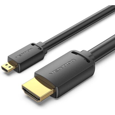 Vention AGIBI HDMI-Kabel 3m Schwarz - HDMI D auf A mit 4K HDR Vention AGIBI HDMI-Kabel 3m Schwarz - HDMI D auf A mit 4K HDR