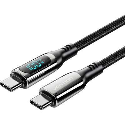 Vention TAYBAV USB-kábel - 1,2 m, USB-C, Fekete Vention TAYBAV USB-kábel - 1,2 m, USB-C, Fekete