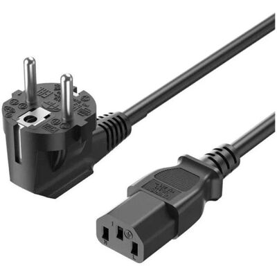 Cabo de Alimentação VENTION - 1,8M IEC C13 Macho Fêmea - Cabo de Energia Cabo de Alimentação VENTION - 1,8M IEC C13 Macho Fêmea - Cabo de Energia