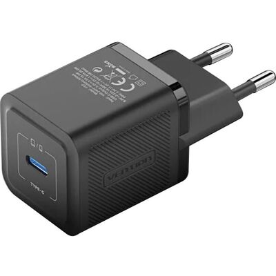 Carregador USB-C Vention FEPB0-EU 20W GaN - Carregamento rápido para iPhone Carregador USB-C Vention FEPB0-EU 20W GaN - Carregamento rápido para iPhone