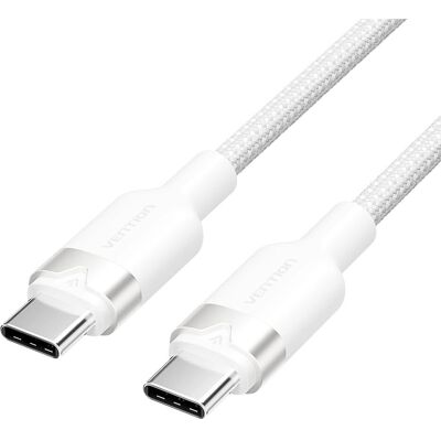 Cavo USB-C VENTION Trdwh - 2M - Bianco - Fino a 60W - 480Mbps - Tipo-C Cavo USB-C VENTION Trdwh - 2M - Bianco - Fino a 60W - 480Mbps - Tipo-C