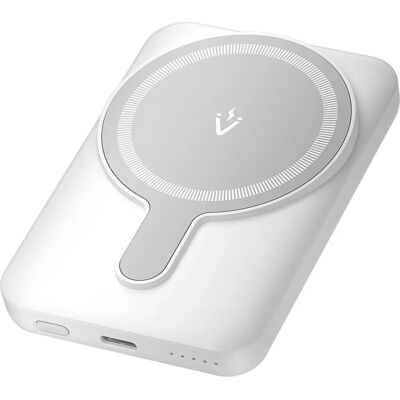 Powerbank Vention 5000mAh Branco Sem Fios 20W Powerbank Vention 5000mAh Branco Sem Fios 20W