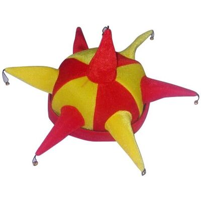 BigBuy Espanjan lippu klovni hattu, jossa 7 kelloa BigBuy Espanjan lippu klovni hattu, jossa 7 kelloa