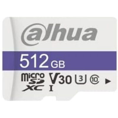 Tarjeta Micro SD Dahua C100 512 GB - Clase 10, U3, V30 Tarjeta Micro SD Dahua C100 512 GB - Clase 10, U3, V30