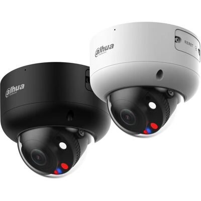 Dahua CCTV 4MP Smart Dual Light Active Deterrence Vari-focal Dome WizSense Netzwerkkamera - Weiss Dahua CCTV 4MP Smart Dual Light Active Deterrence Vari-focal Dome WizSense Netzwerkkamera - Weiss