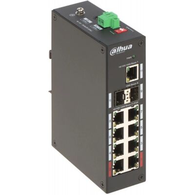 Dahua 11-Port Gigabit Switch - Modell PFS3211-8Gt-120 Dahua 11-Port Gigabit Switch - Modell PFS3211-8Gt-120