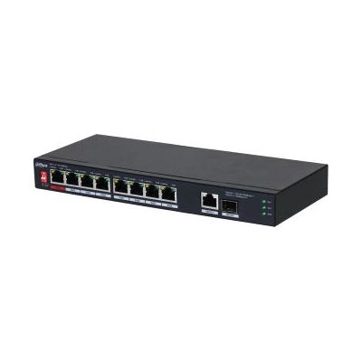 Dahua Technology PoE PFS3110-8ET1GT1GF-96 unmanaged Gigabit Ethernet Switch - Schwarz Dahua Technology PoE PFS3110-8ET1GT1GF-96 unmanaged Gigabit Ethernet Switch - Schwarz