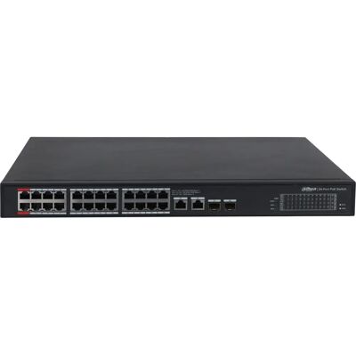 Dahua Technologie PFS3228-24GT-360-V2 Gigabit Ethernet PoE Switch - Schwarz Dahua Technologie PFS3228-24GT-360-V2 Gigabit Ethernet PoE Switch - Schwarz