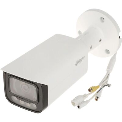 Telecamera IP Dahua Argento e Bianca 4MP - Esterno, Illuminazione Doppia Telecamera IP Dahua Argento e Bianca 4MP - Esterno, Illuminazione Doppia