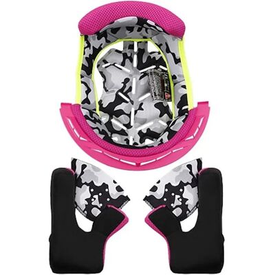 Doublure intérieure LS2 MX437 Fast Evo et Garnitures de joue - Rose Doublure intérieure LS2 MX437 Fast Evo et Garnitures de joue - Rose