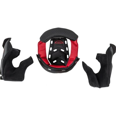 LS2 MX701 Innenfutter - Schwarz Rot - XS LS2 MX701 Innenfutter - Schwarz Rot - XS