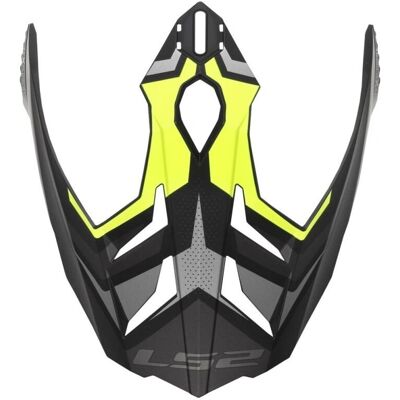 Visera de Motociclista LS2 MX701 Titanium Amarillo - Accesorio de Casco Visera de Motociclista LS2 MX701 Titanium Amarillo - Accesorio de Casco