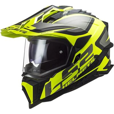 LS2 MX701 Explorer Sisak - Kaland, Fekete, Sárga, Szürke - Motorkerékpár sisak LS2 MX701 Explorer Sisak - Kaland, Fekete, Sárga, Szürke - Motorkerékpár sisak