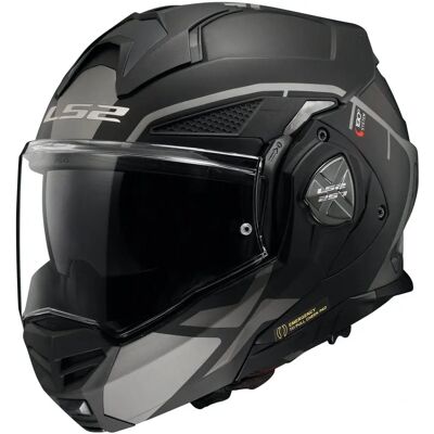 Casque LS2 FF901 Advant X Metryk - Unisexe, Noir Gris Argent - Publicité Casque LS2 FF901 Advant X Metryk - Unisexe, Noir Gris Argent - Publicité
