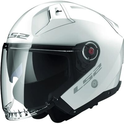Casco moto LS2 Infinity II - Bianco, UV, Pinlock Max Vision Casco moto LS2 Infinity II - Bianco, UV, Pinlock Max Vision