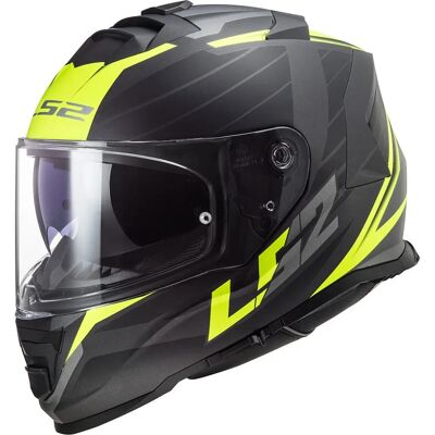 LS2 FF800 Storm II Nerve Gul/Svart Hjelm - Motorsykkelhjelm LS2 FF800 Storm II Nerve Gul/Svart Hjelm - Motorsykkelhjelm