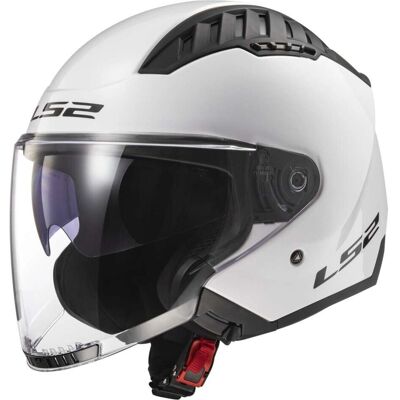 Casque LS2 OF600 Copter II Blanc - Casque Moto - Publicité Casque LS2 OF600 Copter II Blanc - Casque Moto - Publicité