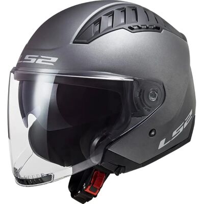 Casco de Motocicleta LS2 OF600 Copter II Titanio Mate - Seguridad y Comodidad Casco de Motocicleta LS2 OF600 Copter II Titanio Mate - Seguridad y Comodidad