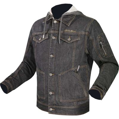 LS2 Oaky Schwarzes Denim Motorradjacke - Motorradjacke LS2 Oaky Schwarzes Denim Motorradjacke - Motorradjacke