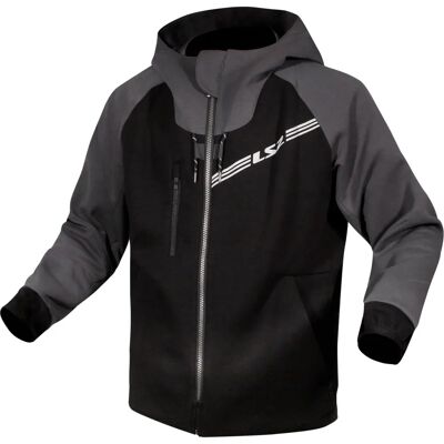 LS2 Throttle Motorradjacke - Dunkelgrau und Schwarz - Urbaner Stil LS2 Throttle Motorradjacke - Dunkelgrau und Schwarz - Urbaner Stil