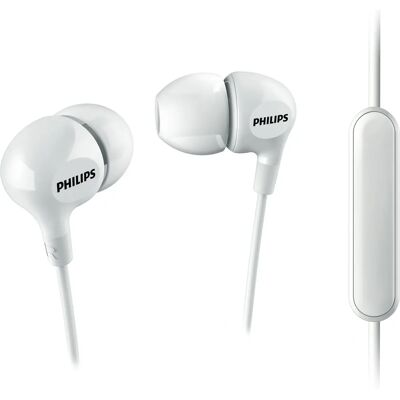 Fones de ouvido Philips SHE3555WT/00 - In-Ear - Microfone - Branco Fones de ouvido Philips SHE3555WT/00 - In-Ear - Microfone - Branco