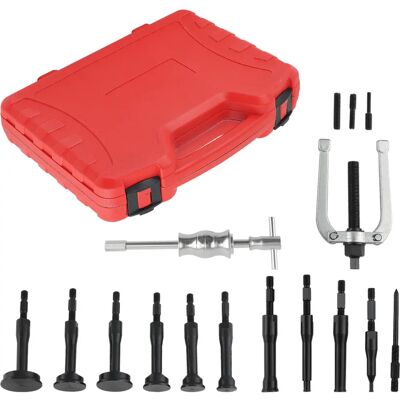 Maxpeedingrods Bearing Puller Set - 16 pcs, Carbon Steel, Red Maxpeedingrods Bearing Puller Set - 16 pcs, Carbon Steel, Red